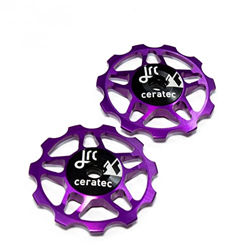 Roues de poulie en céramique 11T JRC Components pour éliminer les bruits et frictions du dérailleur