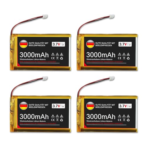 Batterie Lithium 3,7 V 3000 mAh, 1 S, 1 C, avec Carte de Protection et connecteur Micro JST 1.25, pour Carte de développement Arduino Node MCU ESP32