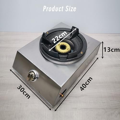 Portable Gas Stove,Cassette Stove,Max 136,480BTU Single Burner Cassette Stove Piezo-Ceramic Ignition for Camping Cooking Car Travel Home and Apartment (Color : LPG)