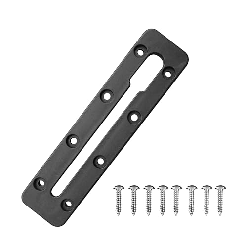 KUNPENG 2 pcs Kayak Rails, Kayak Gear Rails, Kayak Accessory Mounting Rails for Fishing Gear,Fishing Rod Holders,Cup Holders, Camera Mounting etc Include 16 pcs Screws & 4 pcs Rails T-Nut Rails Screw