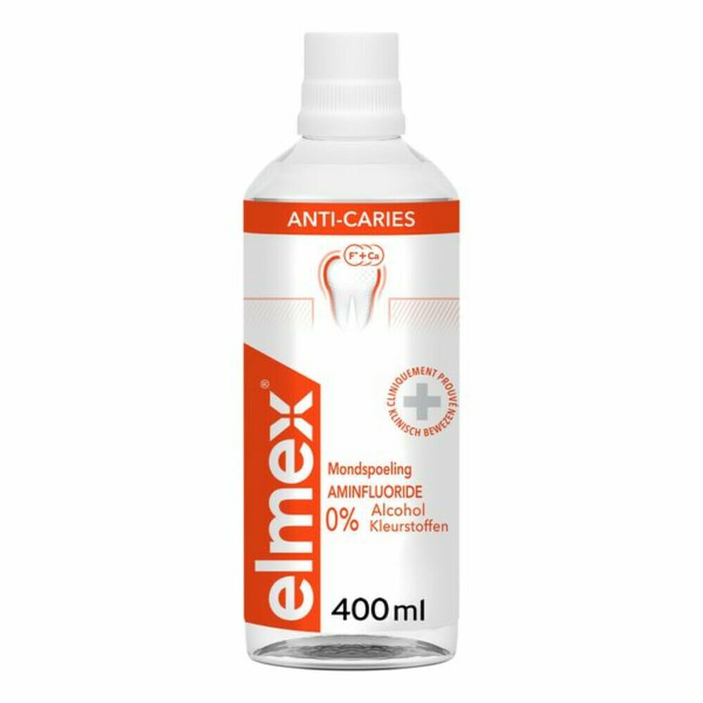Przeciwpróchnica do płukania ust elmex - Wspomaga i pomaga chronić przed próchnicą - Odświeża oddech - 400 ml