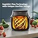 Philips Airfryer 3000 Series - Premium 7.2L Air fryer with Window, RapidAir Plus Technology, 16 Ways to Cook, 90% Less Fat, Easy to Clean, Touchscreen, Energy Saving (NA342/09)