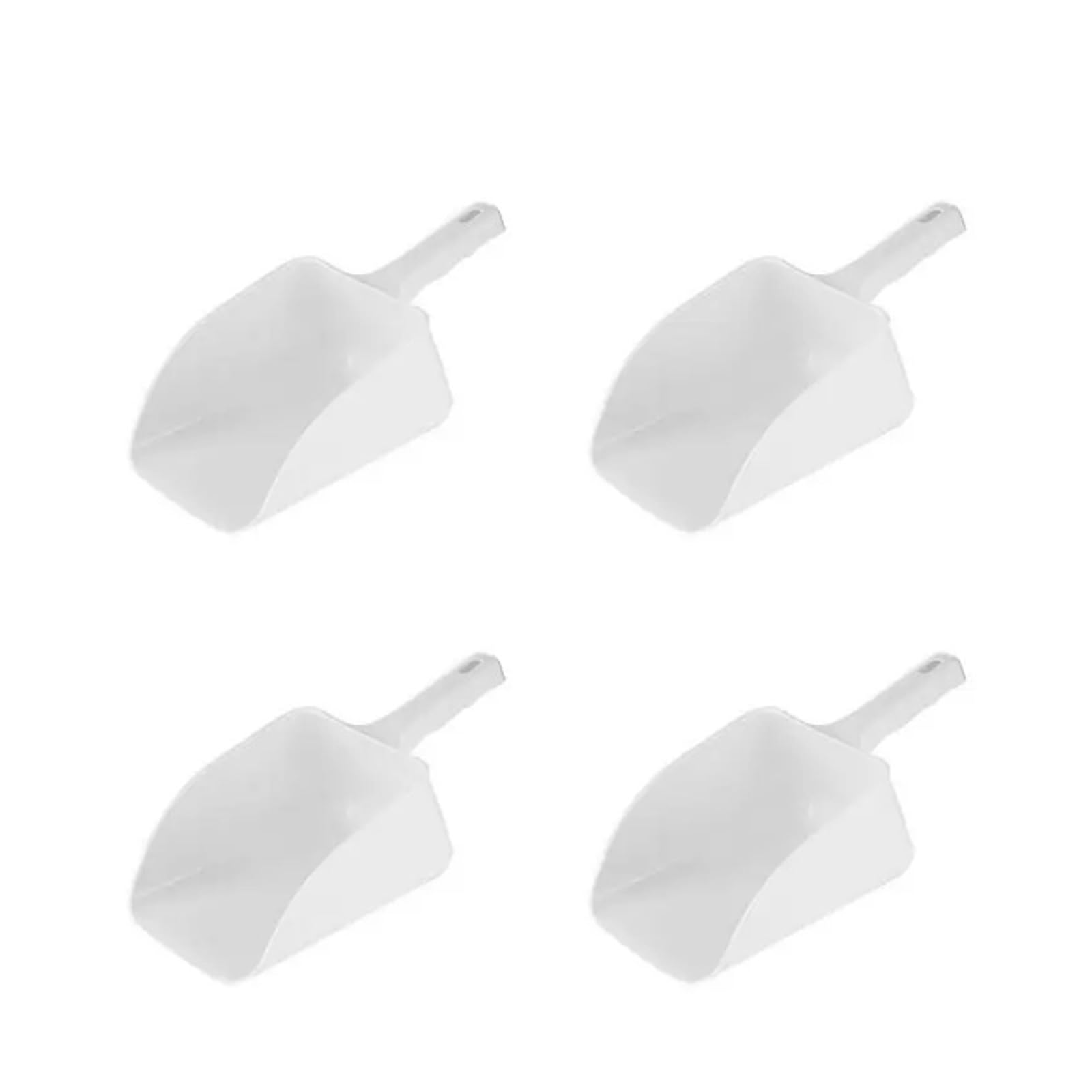 Eisschaufel 1/5PCS Verdickt Große Milch Tee Shop Eis Maschine Kunststoff Schaufel Spezielle Lebensmittel Reis(Large 4pcs)
