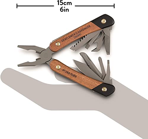 Gentlemen'S Hardware GEN627 Gentlemen’S Hardware Wood-Handled Multi-Tool,12-In-1 thumb #5