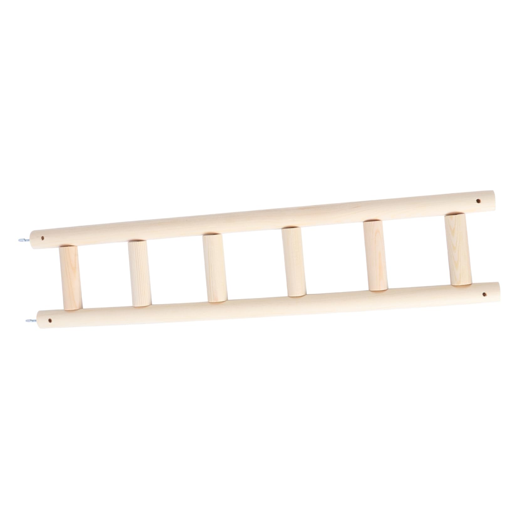 Happyyami Bird Ladder Wooden Stairs for Parrots Bird Climbing Ladder Parrot Toy Handmade Odorless DIY Coloring