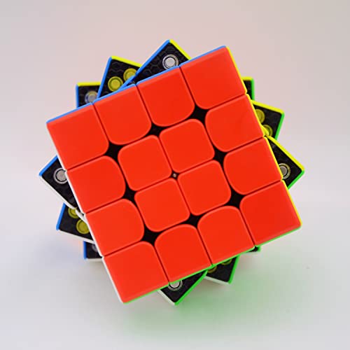 GAN 460 M 4x4x4 Würfel Puzzle Stickerless Gans 460M 4x4 Magnetisches Geschwindigkeitspuzzle GAN460 Würfel