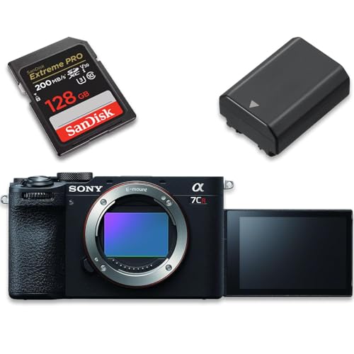 Sony Alpha 7CR Full-Frame Interchangeable Lens Hybrid Camera - Black (Value Bundle)