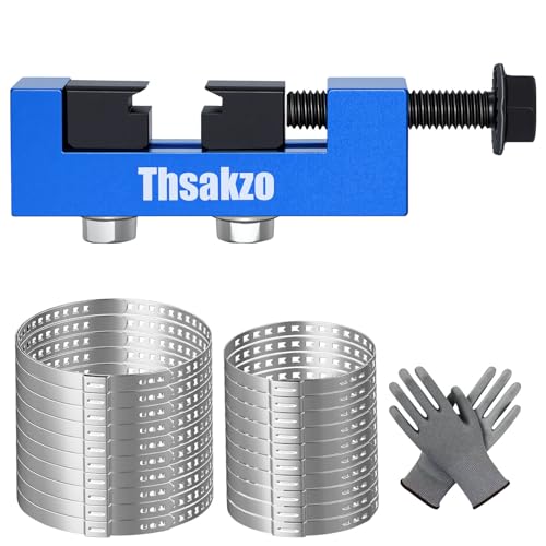 Thsakzo Cv Boot Clamp Tool with 304 Stainless Steel Cv Boot Clamp for CV Axle Dust Boot Removal & Installation Compatible with Cars Trucks ATVs SUVs for Automotive Maintenance & Repair