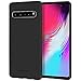 Goospery Soft Feeling Jelly for Samsung Galaxy S10 5G Case (2019) Silky Slim Bumper Cover (Black) S105G-SFJEL-BLK