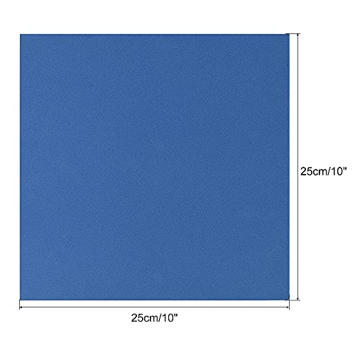 Image of uxcell Blue EVA Foam Sheets 10 x 10 Inch 10mm Thickness for Crafts DIY Projects, 4 Pcs