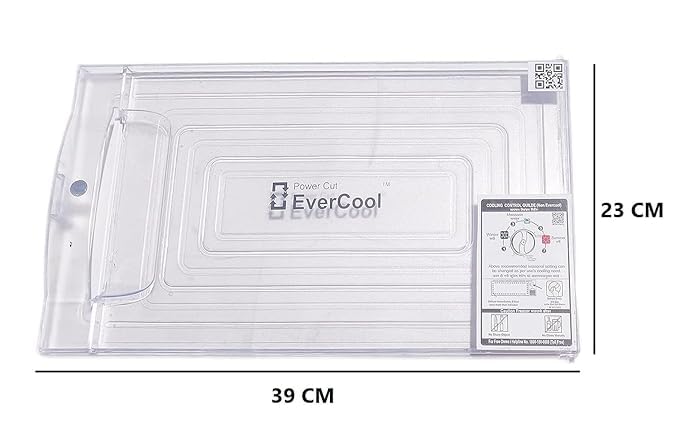 Image of Freezer Door Compatible with LG GL-205 Series Single Door Refrigerator | Transparent Freezer Door Replacement | Durable Fridge Freezer Compartment Door (Pack of 1)