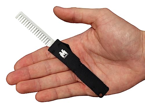 The Autocomb - Tactical Mini Keychain Beard Comb, Tactical Adult Fidget Toy, Mustache Comb, Pocket Comb, Double Action Metal Key Chain Comb, The Ultimate Tool For Your Hair And Beard - Vm Tools #TOP23