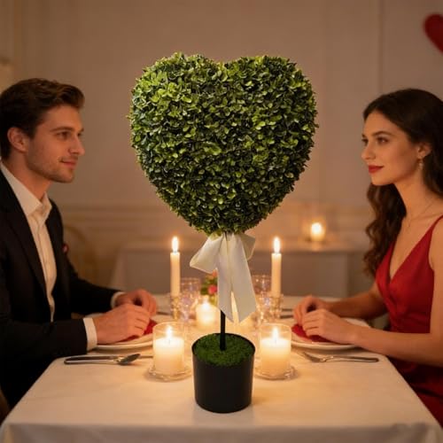 Topiaire en forme de cœur : une décoration botanique inspirée de la Saint-Valentin - 3