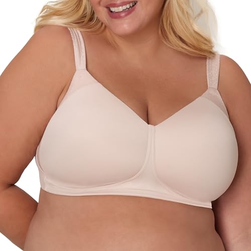 PLAYTEX womens Secrets Perfectly Smooth Wireless Bra, Full-coverage T-shirt Bra for Full Figures