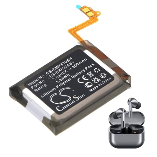 Cameron Sino 500mAh / 1.94Wh Replacement Battery for Samsung Galaxy Buds 3 Pro, SM-R630N, EB-BR630ABY