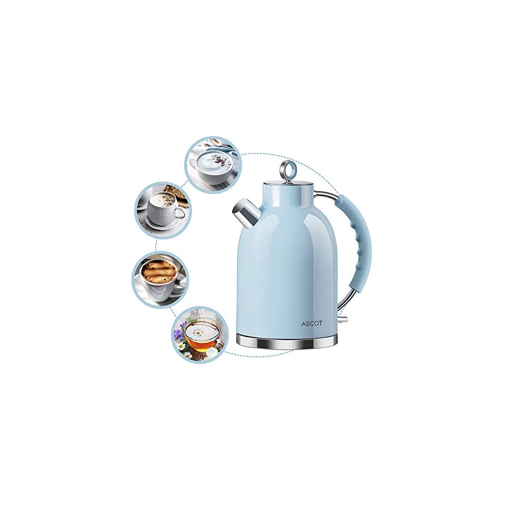 ASCOT Kettle 1.6 Litre 2200 Watt Duck Egg Blue