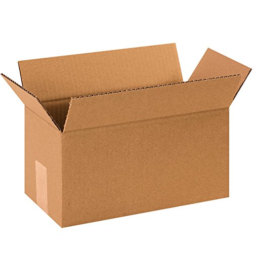 Image of PARTNERS BRAND 12 x 7 x 7 Corrugated Cardboard Boxes, Small 12 inchL x 7 inchW x 7 inchH, Pack of 25 | Shipping, Packaging, Moving, Storage Box for Home or Business, Strong Wholesale Bulk Boxes