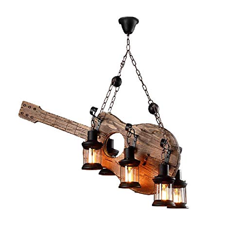 Lustre guitare à suspendre pour éclairer une grande table sans éblouir