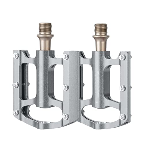 Pedales de Bicicleta. Pedales ultraligeros de aleación de Aluminio, 3 rodamientos sellados con Tacos for Bicicleta Plegable de montaña y Carretera, MTB BMX, 248g