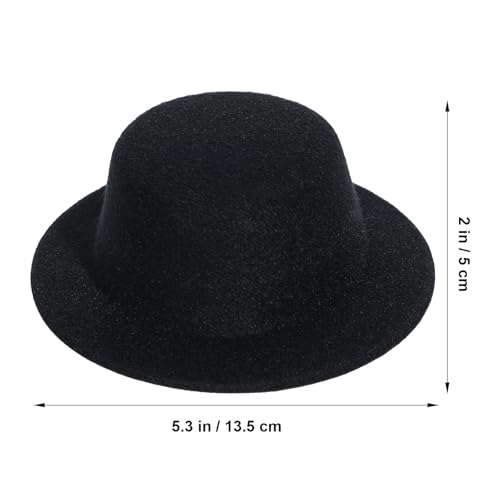 Chapeau melon pour poupée et solutions de décoration pour animaux de compagnie
