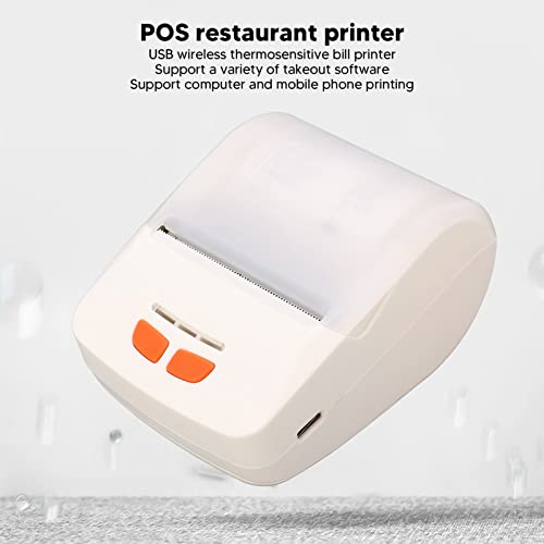 Bluetooth Thermal Printer, Portable USB Receipt Ticket Bill POS Printing Machine for iOS Android Mini Pocket Printer, Support Phone App and Computers Connection - Image 4