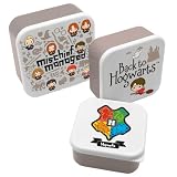 Gedalabels Brotdosen HP Back to Hogwarts 3er Set PP