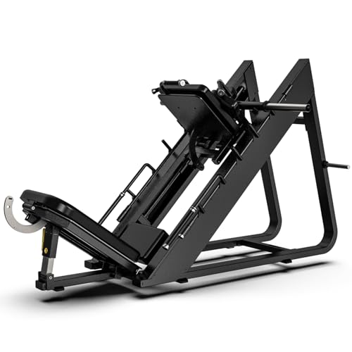 Image of Leg Press Hack Squat Machine, Professional Adjustable Leg Exercise Machine