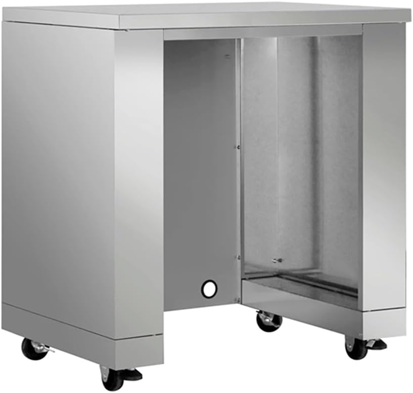 Thor Kitchen Outdoor Kitchen Refrigerator Cabinet in Stainless Steel (Renewed)