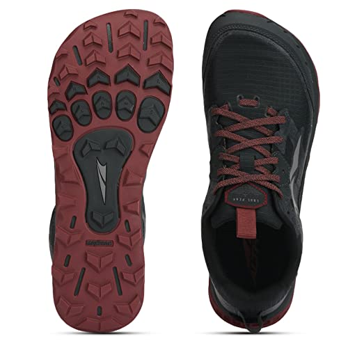ALTRA Men's AL0A547L Lone Peak 6 Trail Running Shoe, Black/Gray - 11.5 M US