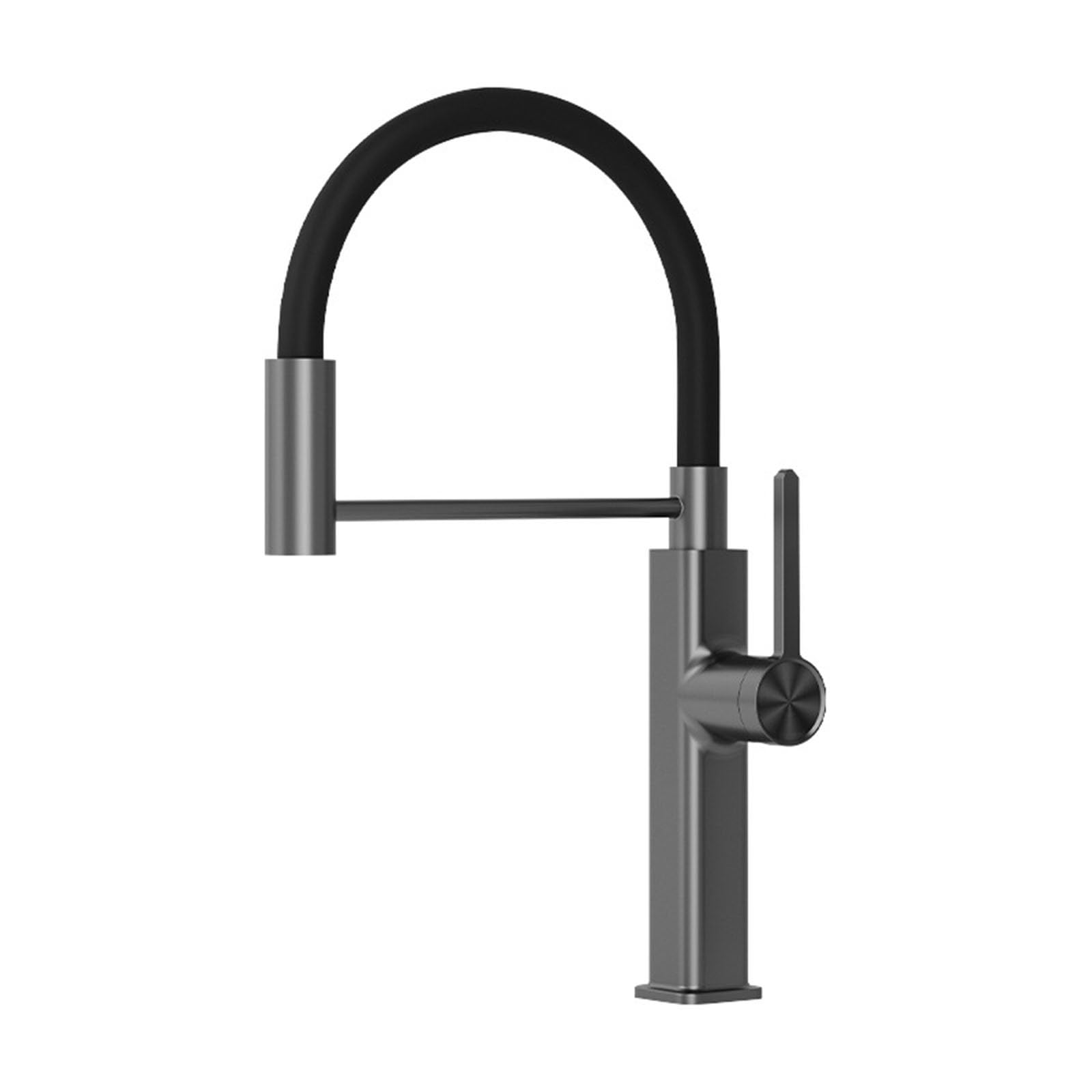 Flexible Kitchen Sink Mixer Tap Single Lever 2 Modes Taps with Pull Out Spray