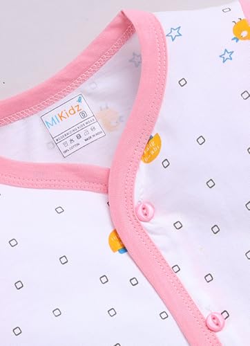 Image of Pure Cotton Full Sleeve Front Open T-shirt and Full Pant Combo Set for Infants