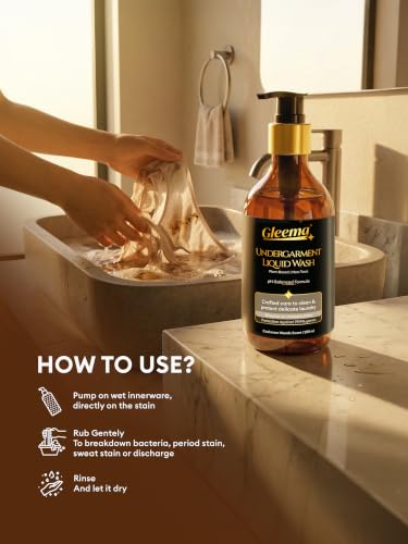 Image of Undergarment Liquid Wash | pH Balanced Formulation | Cashmere Woods Fragrance | Made for Delicate Fabric like Lingerie, Remove Menstrual Stains, Sweat & Body Odor | Bio Wash | 300 ml