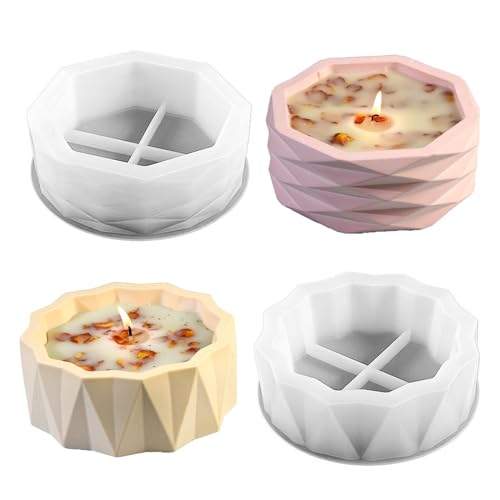 Molde de silicona para resina epoxi, almacenamiento de joyas, fabricación de velas, diseño reutilizable y duradero, suministros de manualidades para proyectos de bricolaje, decoración del hogar, arte