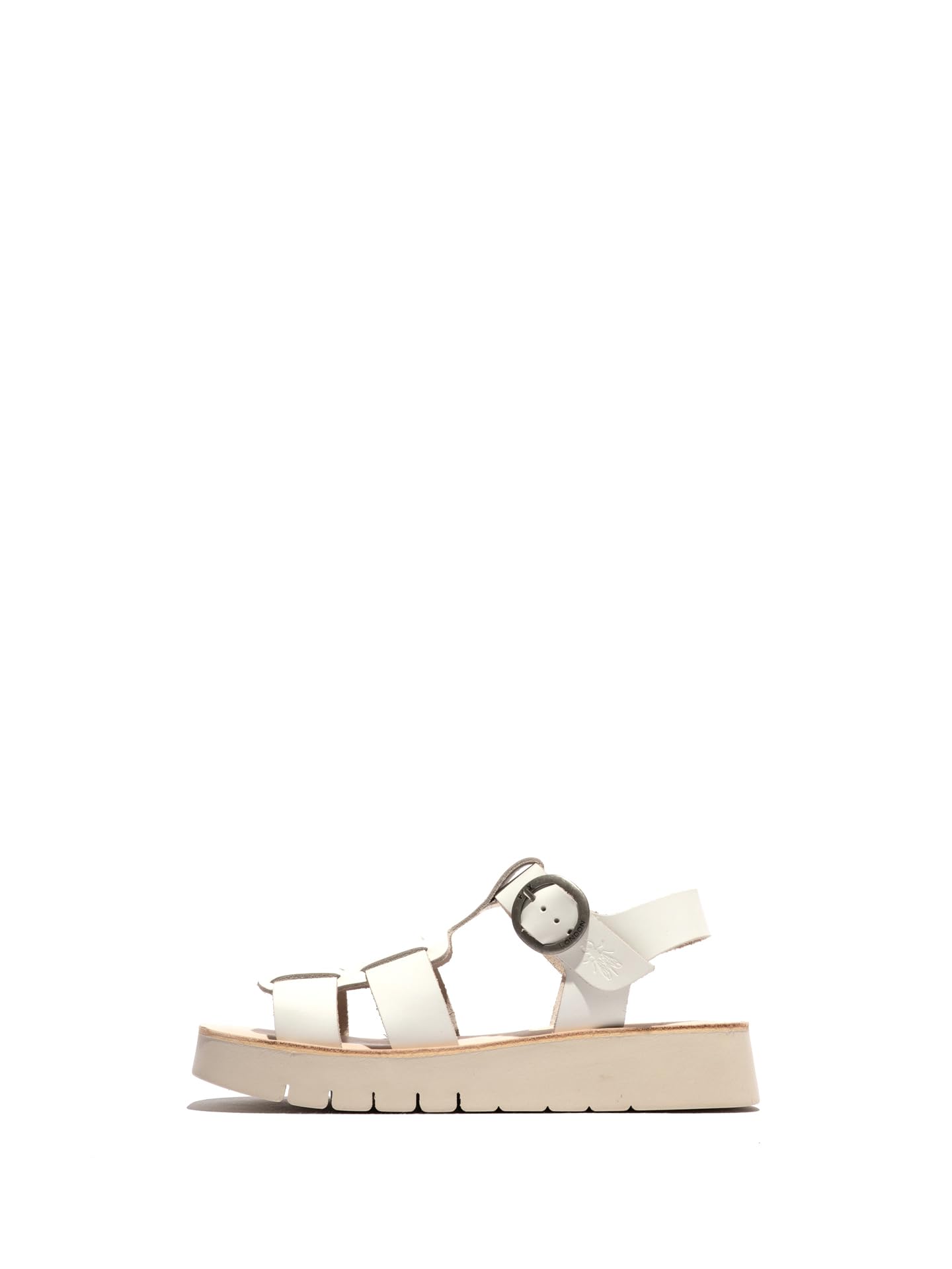 Fly London SUDY246FLY, Sandal Women's Fashion Shoes, WHITE/NATURAL, 7