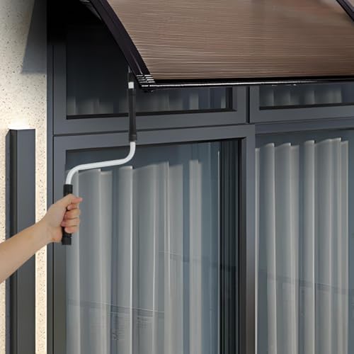 Manivela metálica Hemobllo de 0,5 m para caja de cambios de persiana exterior 7