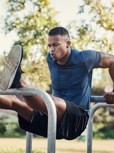 3&5 Pack Mens Athletic Shirts Performance Dry Fit Workout Gym Running Short Sleeve T-Shirt Moisture Wicking3