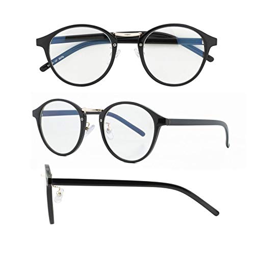 FEELLIFE PCメガネ 伊達メガネ FI5465A-1P ブルーライトカット ブラック