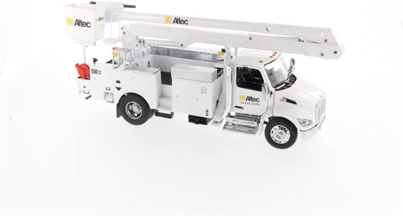 Miniatura 5 de Para oruga para Peterbilt 536 con grúa aérea Altec AA55 132 DIECAST camión modelo preconstruido