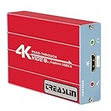 【Capture Card 1080P60FPS,Plug-and-Play】 Die HD-Videoaufnahmekarte unterstützt 1080P mit 60 FPS, stellt die Textur des Spielbildschirms, Farbe, Schatten, Licht und andere Details wieder her und eignet sich sehr gut für die Live-Übertragung von Spielen. Es ist kompatibel mit Linux, Mac OS, Windows 7/8/10, sehr einfach einzurichten, Plug-and-Play, es müssen keine Treiber installiert werden.