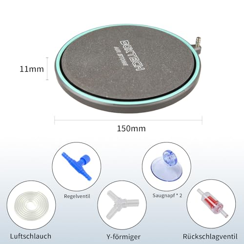 Pierre a air aquarium boxtech 150 mm aérateur poisson eau douce