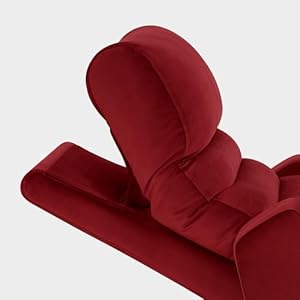 Mcombopowerreclinerchairforlivingroomwithadjustableheadresthometheaterseatingwithswiveltraytableusbtypecportledlightarmreststoragehts555fabricred Urban Country Home Decor Mcombo power recliner chair for living room with adjustable headrest home theater seating with swivel tray table usb type c port led light armrest storage hts555 fabric red urban country home decor