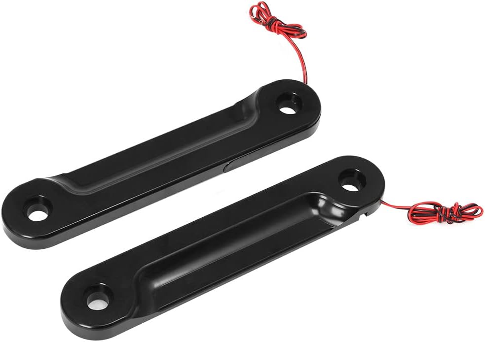 H RUO Motorcycle LED Flush Fork Turn Signal Light Brackets Fits for Harley Touring Street Glide Road King Electra Glide 1998-2023 2022 2021