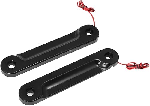 Miniatura 8 de HIYOYO Señales de giro LED negras para Harley Touring Street Glide 1997-2013 (cromado)