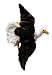 Adore 27" Liberty The Bald Eagle Stuffed Animal Plush Walltoy Wall Mount