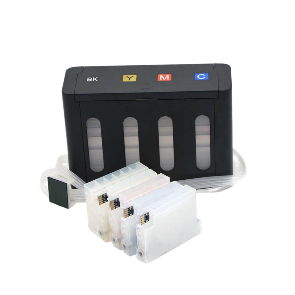 di inchiostro CISS sfuso con chip di ripristino automatico compatibile con OfficeJet Pro 7720 7730 7740 8210 8216 8702 8710 8715 8720 8725 8730 8740