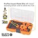 Klein Tools 33804 ProFlex Impact-Rated Interchangeable Ratcheting T-Handle Set, Torsion Zone, Magnetic Bit Holder, SAE, Metric, TORX