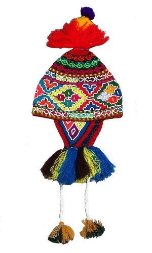 Chullo péruvien Cusquena multicolore idéal pour vos sorties hivernales