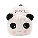 Elonglin Petit Sac à Dos Enfant Garderie Maternelle Sac Creche Animaux École Primaire Cartoon Mignon pour bébé Fille garçon 1-3 Ans Sac à Dos Cartable Sac à Dos Préscolaire Zippé en Peluche Panda