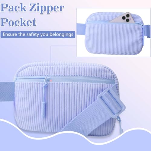 Image of Birthday Gifts for Teenager Girls Kids - Personalized Belt Bag for Girls Women Fashion Waist Packs Trendy Travel Fanny Pack Crossbody Bags with with Initial Letter Patch Cute Stuff A