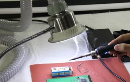 Anti-static Smoke Exhauster with Lighting for Phone Repair/Welding